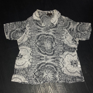 Fen Wright Manson Plus 2X‎ Blouse White Black